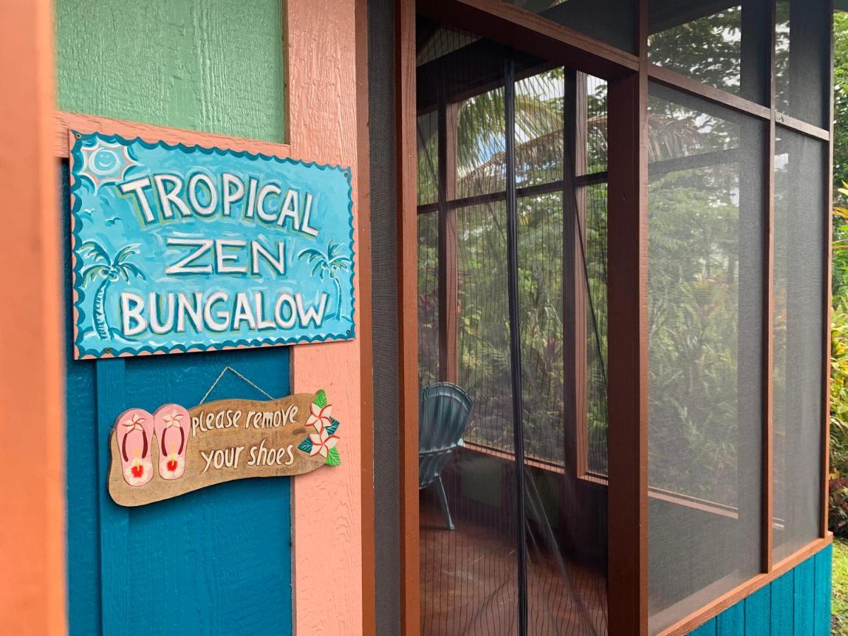 Tropical Zen Bungalow Pahoa Exterior photo