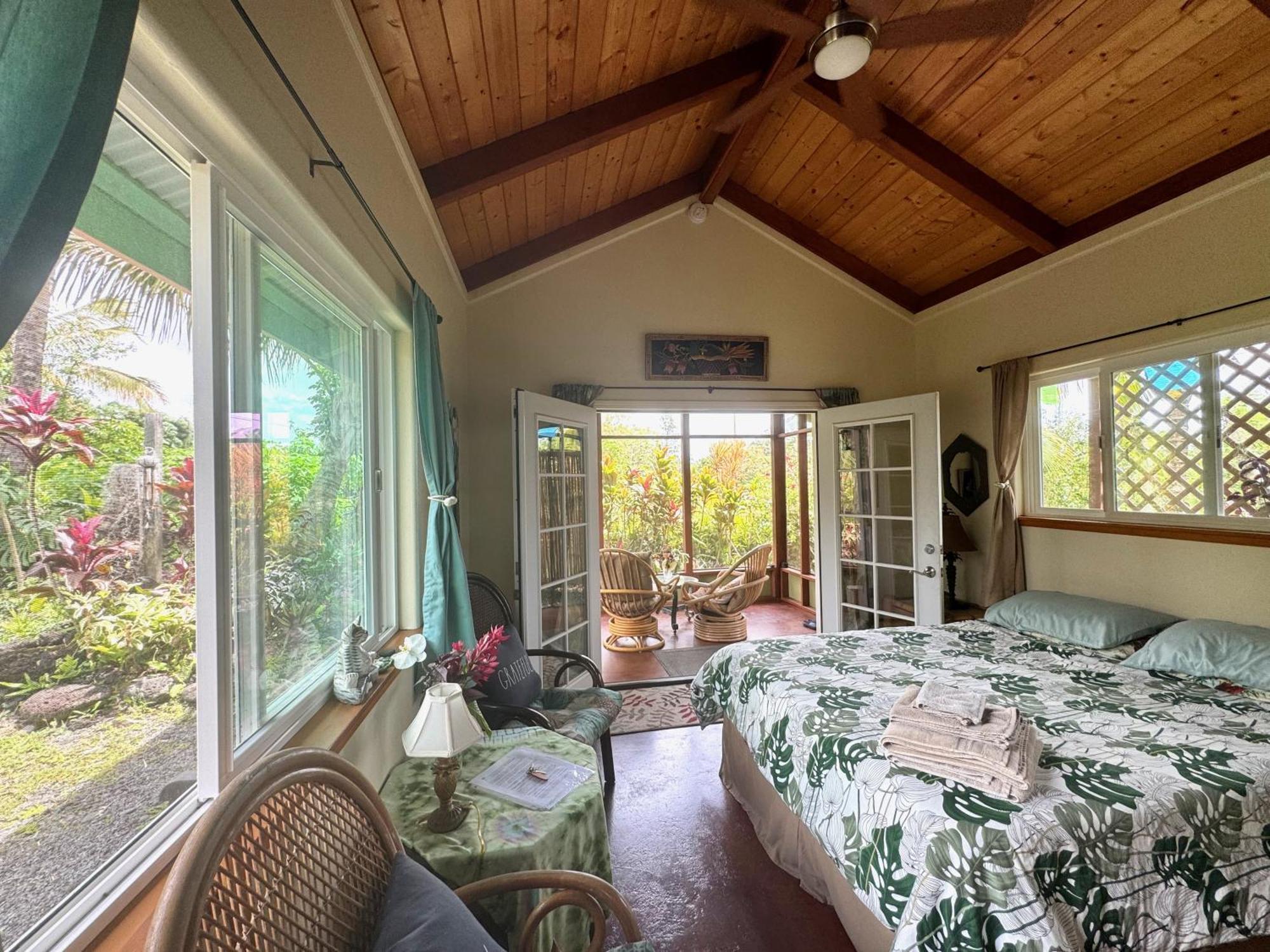 Tropical Zen Bungalow Pahoa Exterior photo